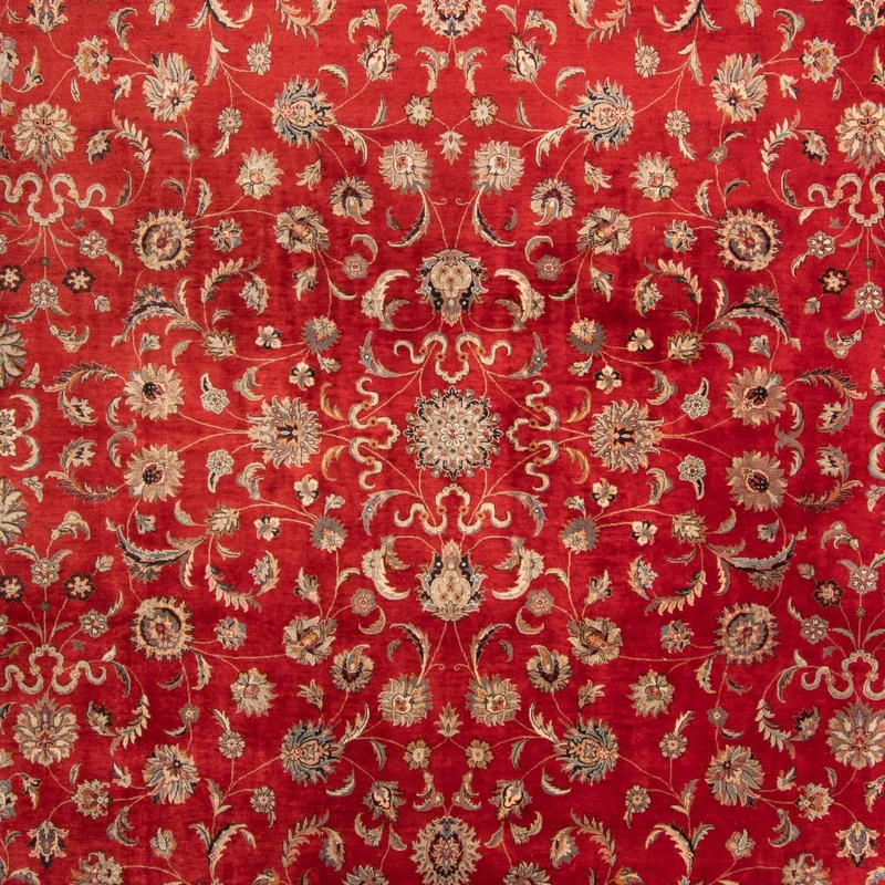 Orientteppich - Täbriz 280 x 363 cm - dunkelrot