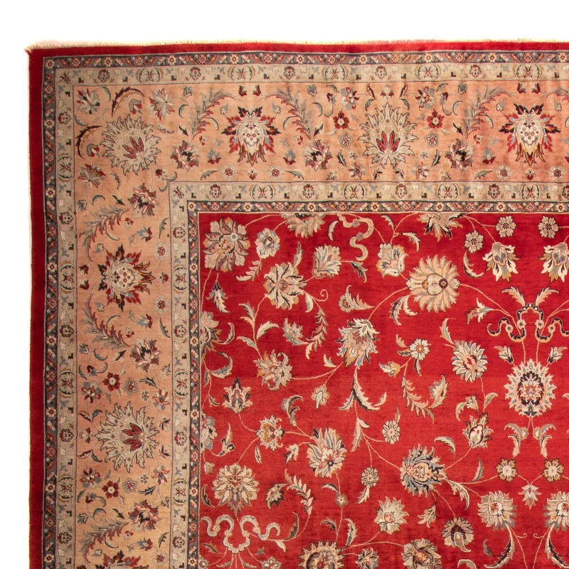 Orientteppich - Täbriz 280 x 363 cm - dunkelrot