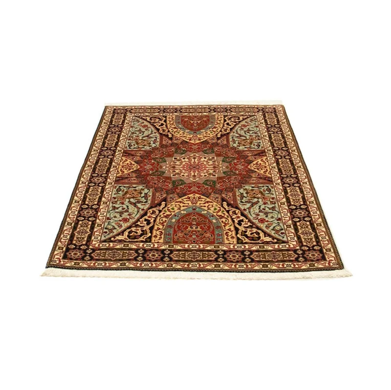 Perserteppich - Täbriz - Royal 102 x 151 cm Teppichbrücke - mehrfarbig