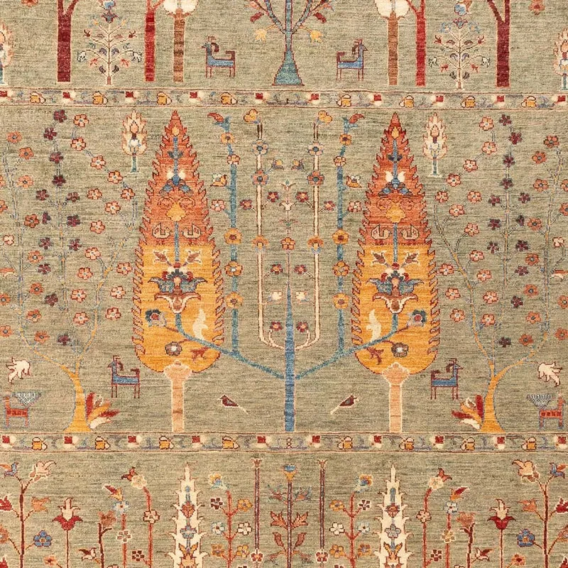 Ziegler Teppich - Ariana - 211 x 293 cm - minzgrün