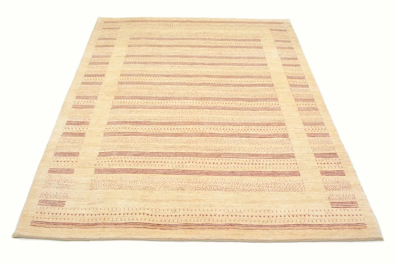 Gabbeh Teppich - Loribaft Perser 153 x 202 cm - natur
