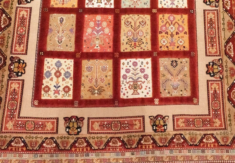 Perserteppich - Nomadic 123 x 176 cm - rot