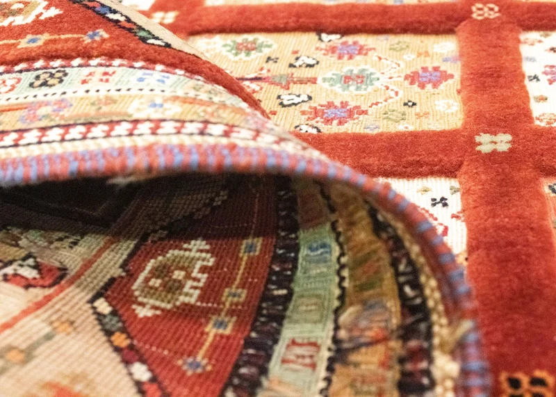 Perserteppich - Nomadic 123 x 176 cm - rot
