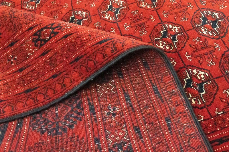 Afghan Teppich - Buchara 196 x 293 cm - rot