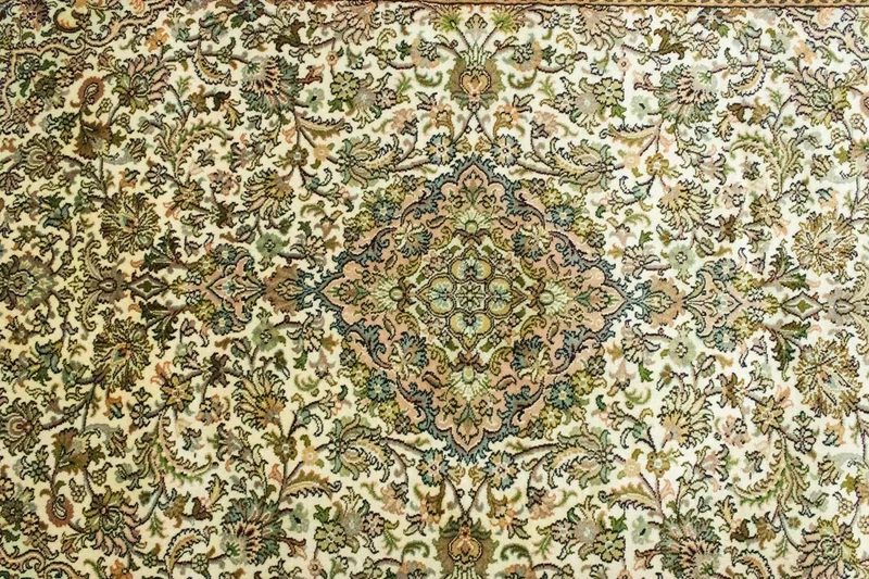 Seidenteppich - Kaschmir Seide 125 x 183 cm Teppichbrücke