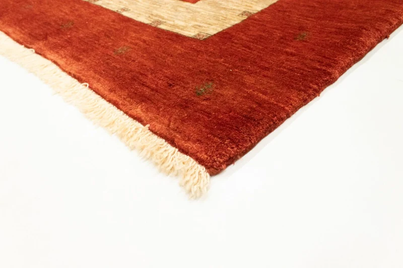 Gabbeh Teppich - Perser 180 x 215 cm - rot