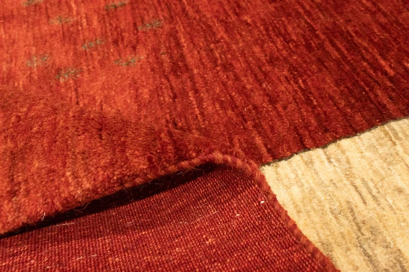 Gabbeh Teppich - Perser 180 x 215 cm - rot