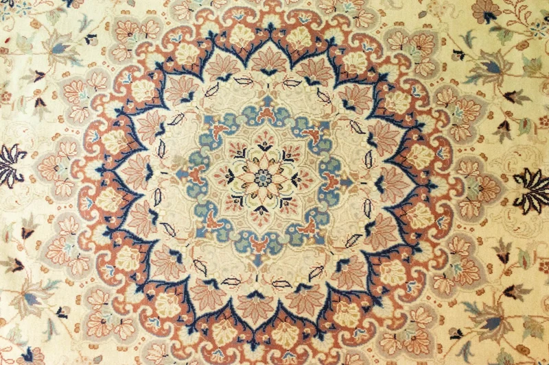 Perserteppich - Keshan 240 x 353 cm - beige