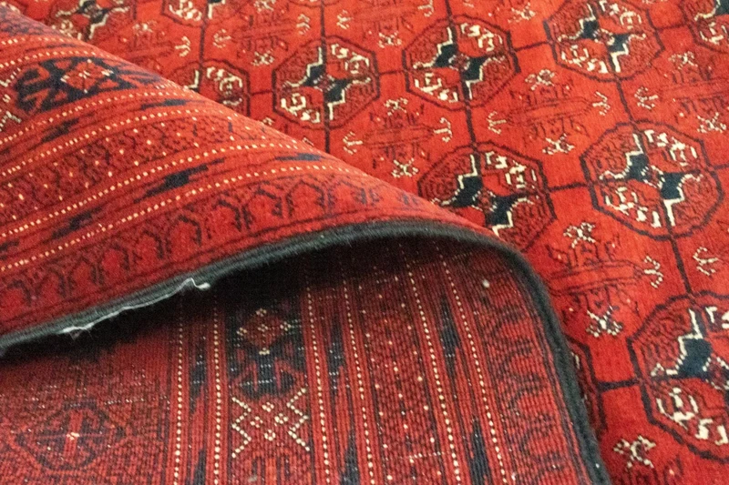 Afghan Teppich - Buchara 192 x 295 cm - dunkelbraun