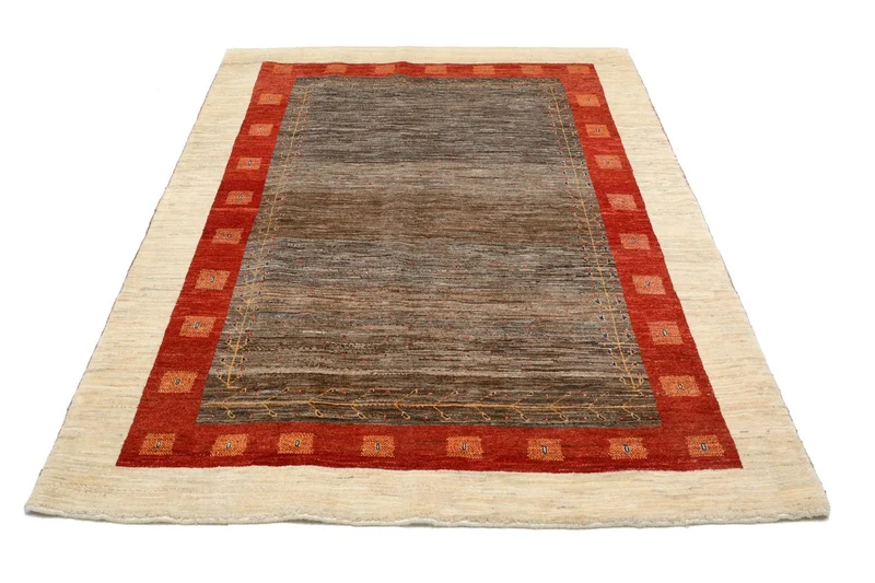 Gabbeh Teppich - Kaschkuli Perser 150 x 205 cm - braun