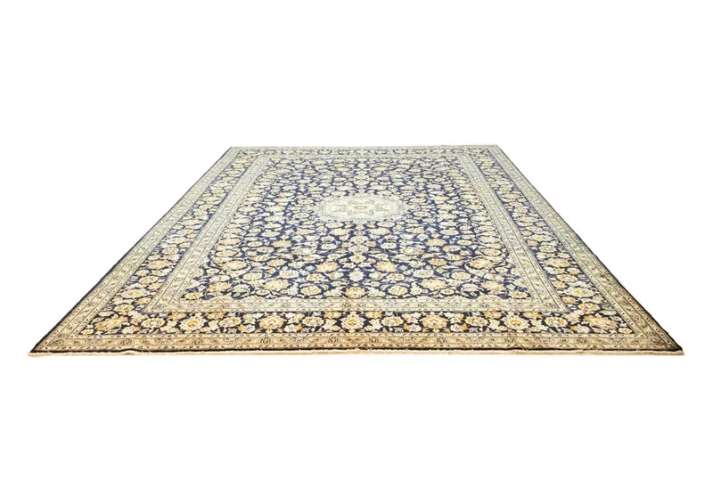 Perserteppich - Keshan 308 x 431 cm - blau