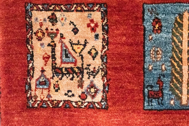 Perserteppich - Nomadic 158 x 244 cm - rot