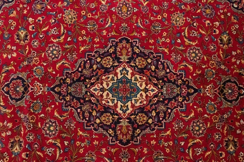 Perserteppich - Keshan 255 x 353 cm - rot