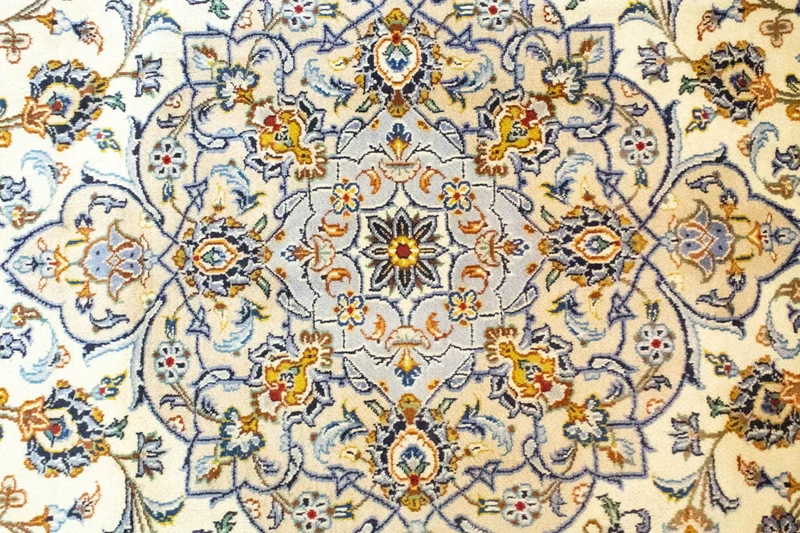 Perserteppich - Keshan 296 x 402 cm - beige