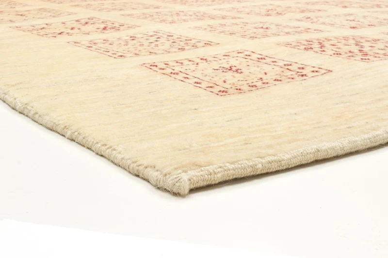 Gabbeh Teppich - Loribaft Perser 141 x 211 cm - beige