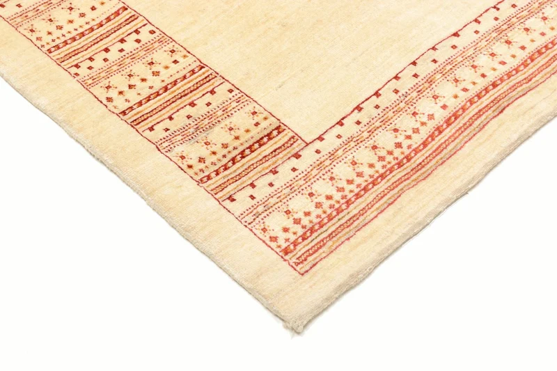 Gabbeh Teppich - Loribaft Perser 150 x 198 cm - beige
