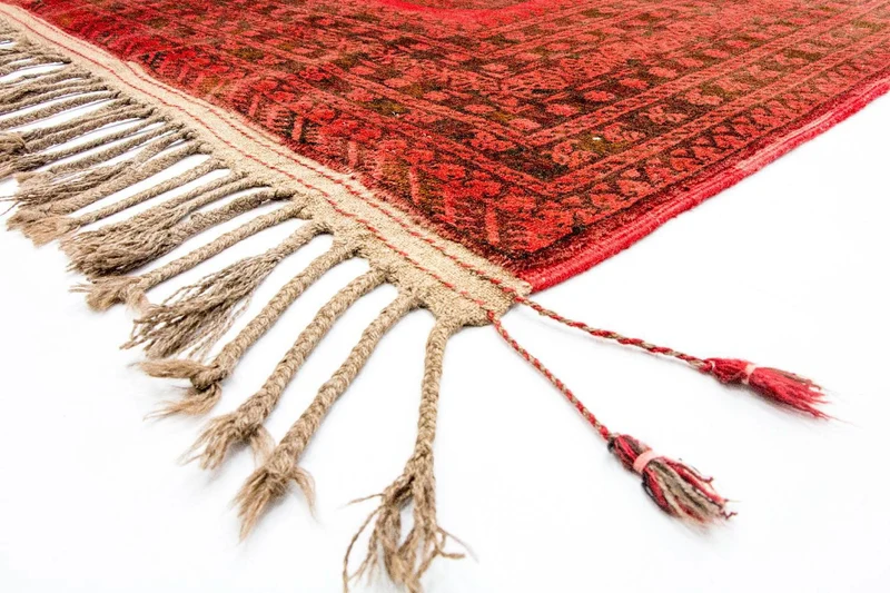 Afghan Teppich - Buchara 203 x 292 cm - rot