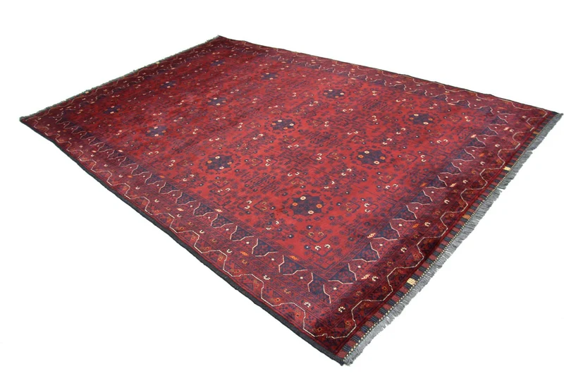 Afghan Teppich 196 x 293 cm - rot