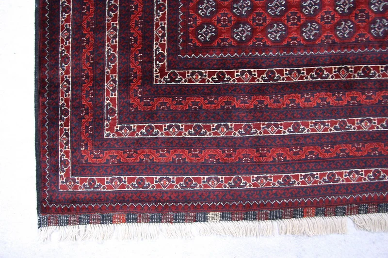 Afghan Teppich - Buchara 196 x 293 cm - rot