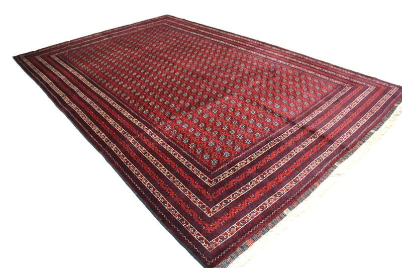 Afghan Teppich - Buchara 196 x 293 cm - rot
