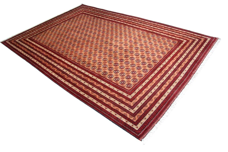 Afghan Teppich - Buchara 199 x 294 cm - rot