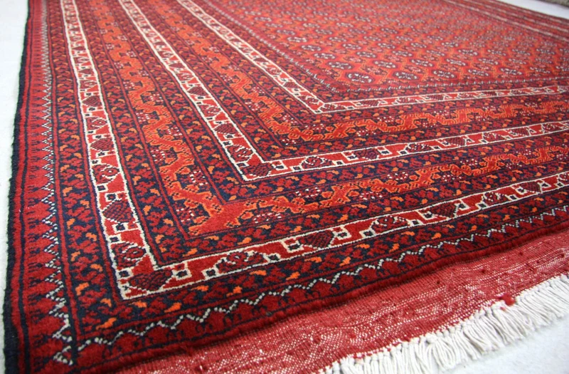 Afghan Teppich - Buchara 191 x 296 cm - rot