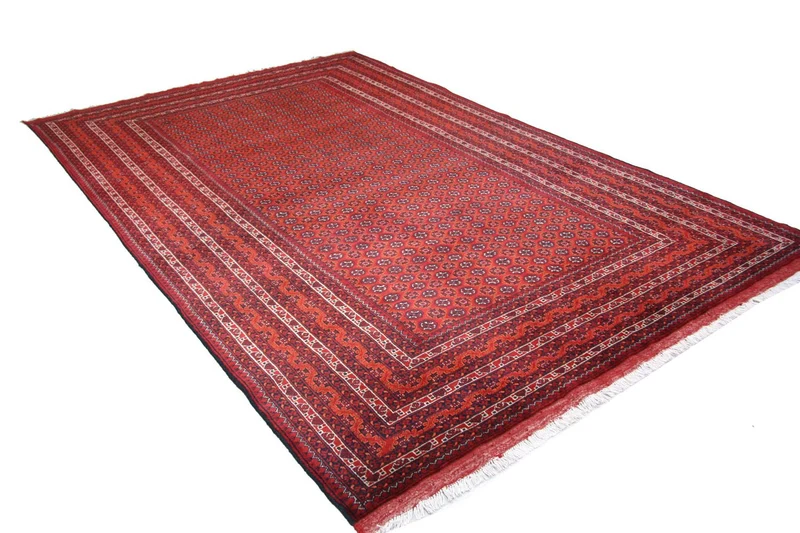 Afghan Teppich - Buchara 191 x 296 cm - rot