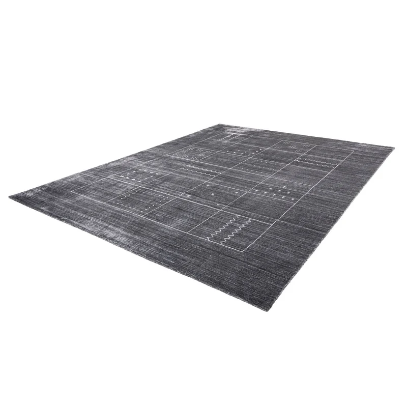 Nepal Teppich 250 x 350 cm - grau