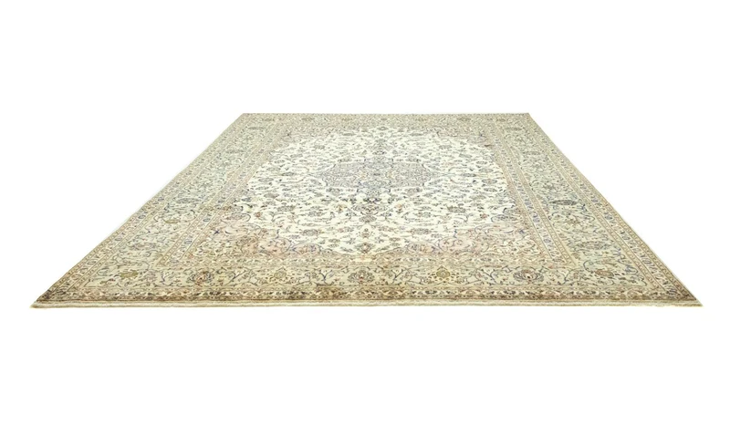 Perserteppich - Keshan 292 x 404 cm - beige