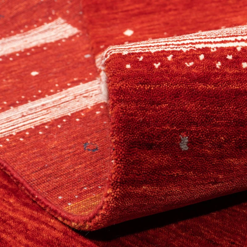 Gabbeh Teppich - Loribaft Indus 207 x 303 cm - rot