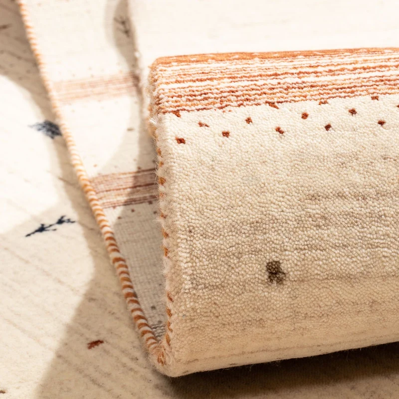 Gabbeh Teppich - Loribaft Indus 206 x 304 cm - beige