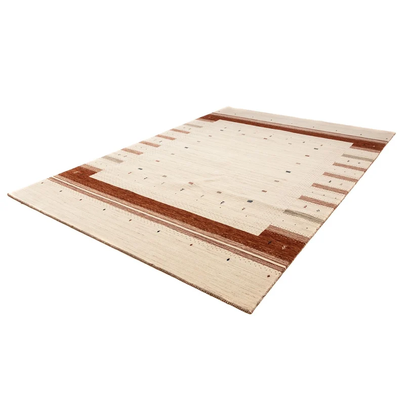Gabbeh Teppich - Loribaft Indus 206 x 304 cm - beige