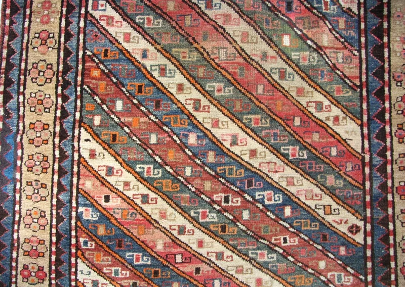 Perserteppich - Nomadic 120 x 373 cm - blau