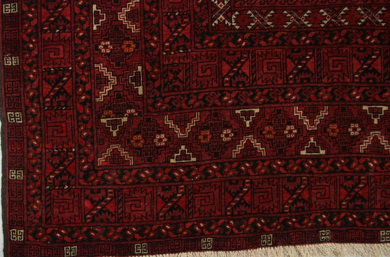 Afghan Teppich 150 x 208 cm - rot