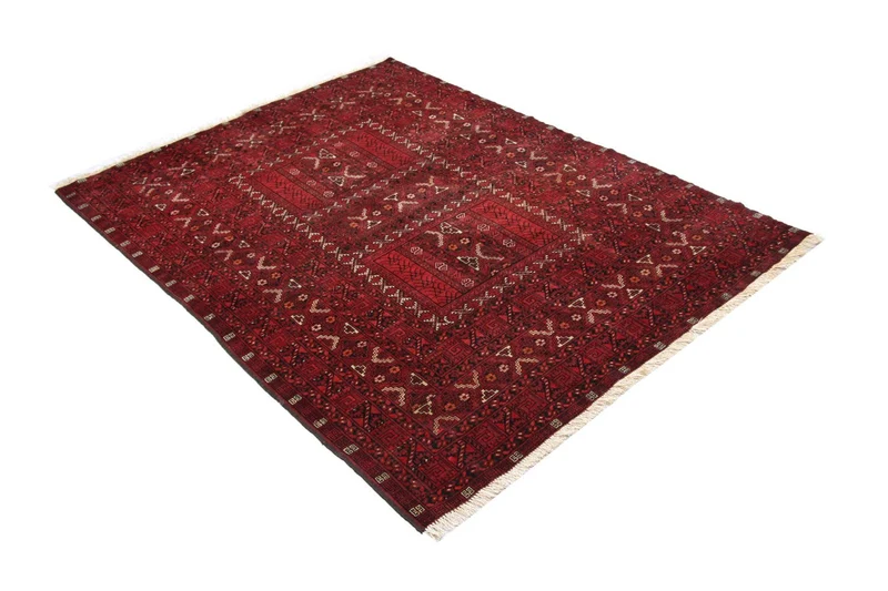Afghan Teppich 150 x 208 cm - rot