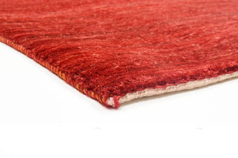 Gabbeh Teppich - Loribaft Perser 121 x 174 cm - rot