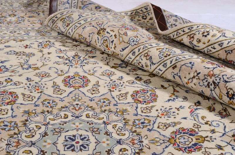 Perserteppich - Keshan 248 x 350 cm - beige
