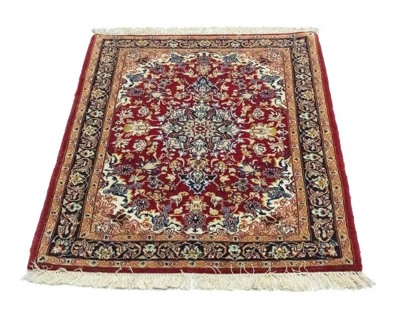 Perserteppich - Isfahan - Premium 71 x 99 cm - rot