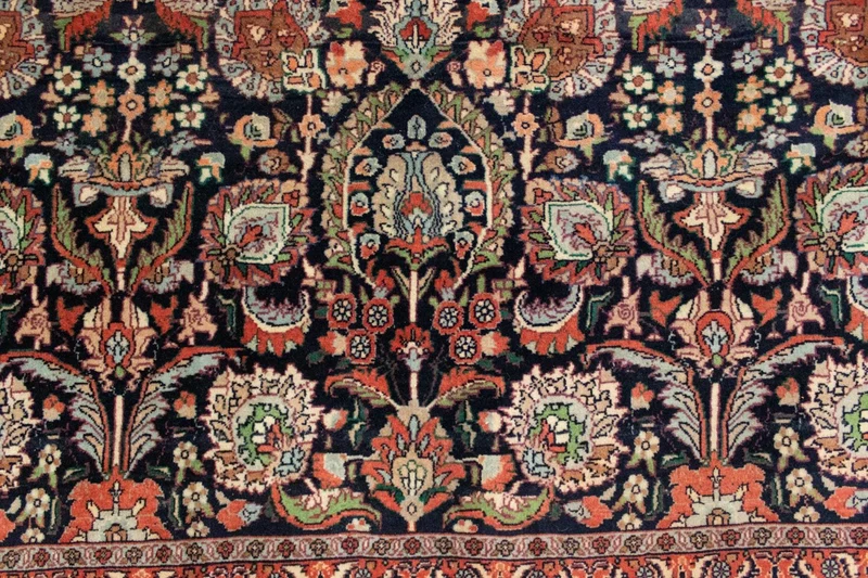 Perserteppich - Bidjar 187 x 197 cm - blau