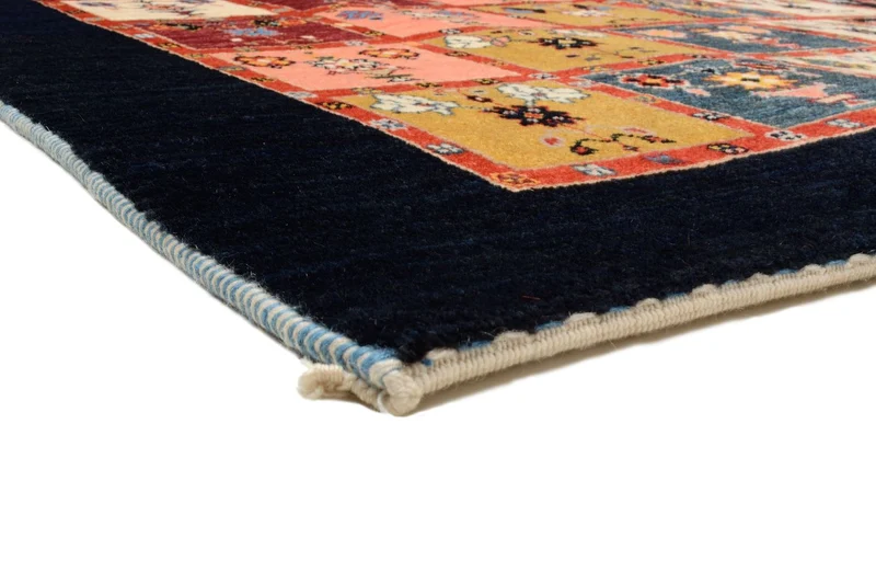 Gabbeh Teppich - Kaschkuli Perser 153 x 195 cm - bunt
