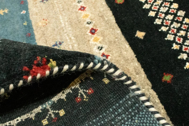 Gabbeh Teppich - Loribaft Indus 169 x 243 cm - mehrfarbig