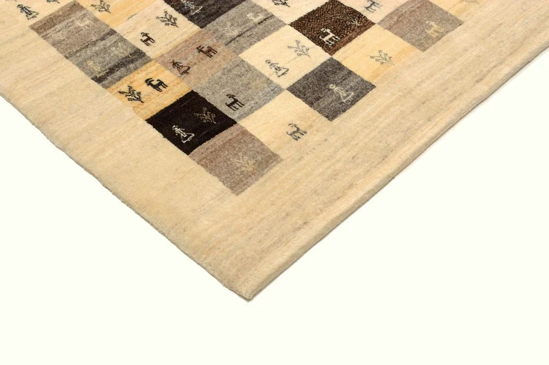 Loribaft Teppich Perser 154x191cm - Orientteppich - hellbraun