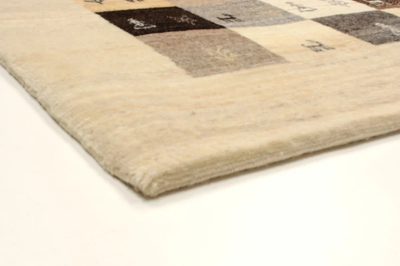 Loribaft Teppich Perser 154x191cm - Orientteppich - hellbraun