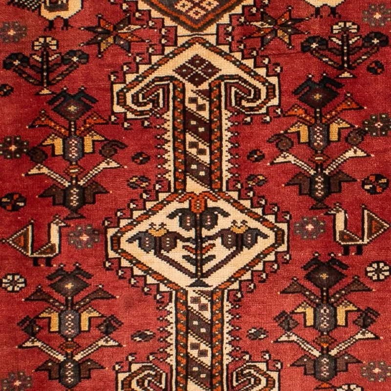 Perserteppich - Nomadic 115 x 393 cm - hellrot
