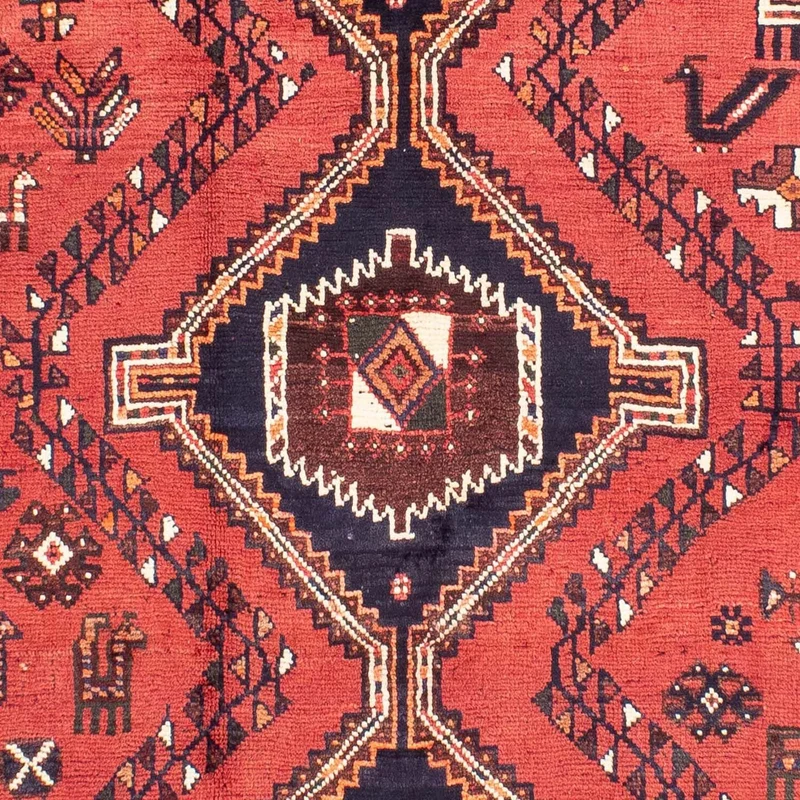 Perserteppich - Nomadic 217 x 300 cm - rot