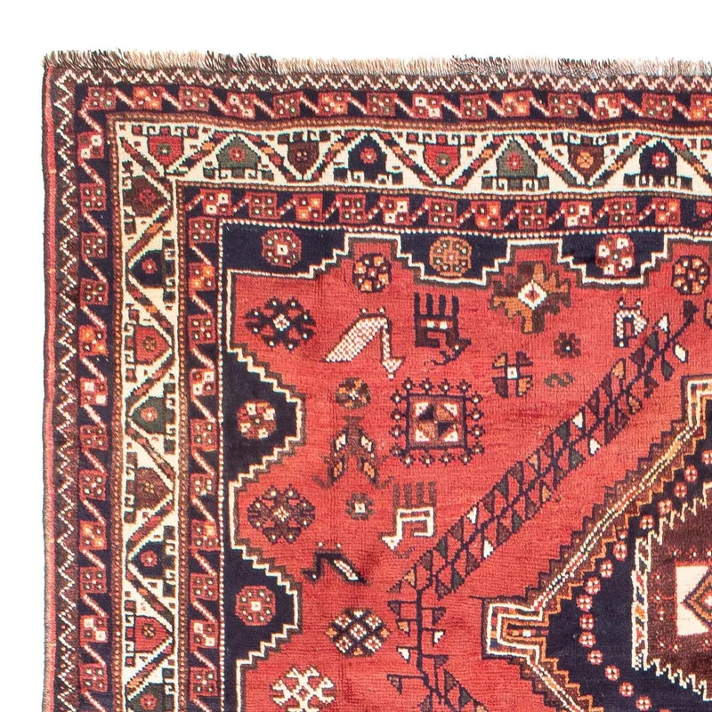 Perserteppich - Nomadic 217 x 300 cm - rot