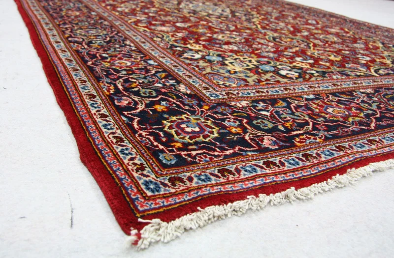 Perserteppich - Keshan 141 x 205 cm - rot