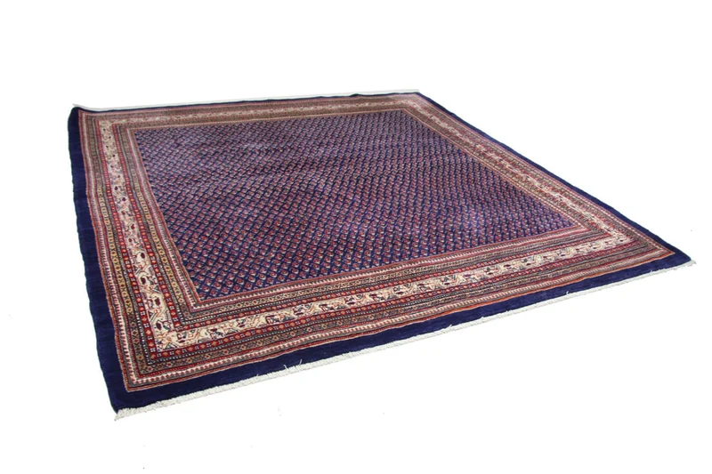 Perserteppich - Mir 266 x 267 cm - blau