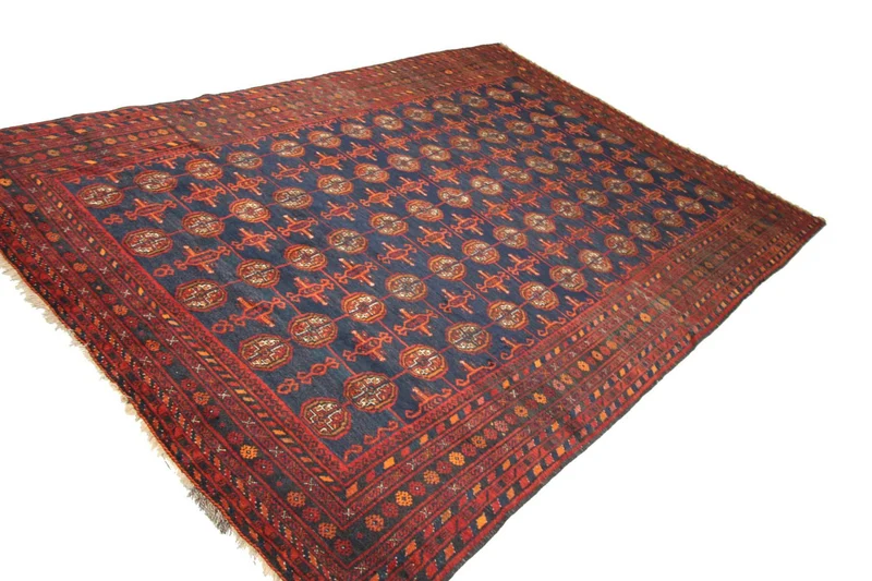Belutsch Teppich 193 x 286 cm - blau