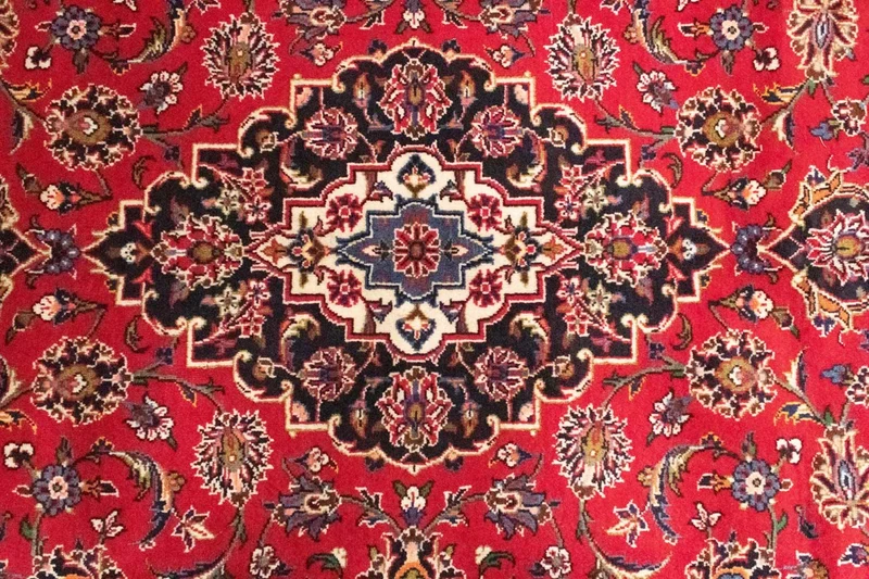 Perserteppich - Keshan 202 x 303 cm - rot